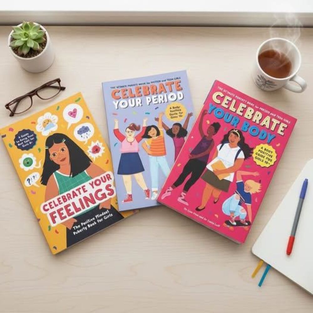 Celebrate Your Feelings, Celebrate Your Period, and Celebrate Your Body 2 Book S